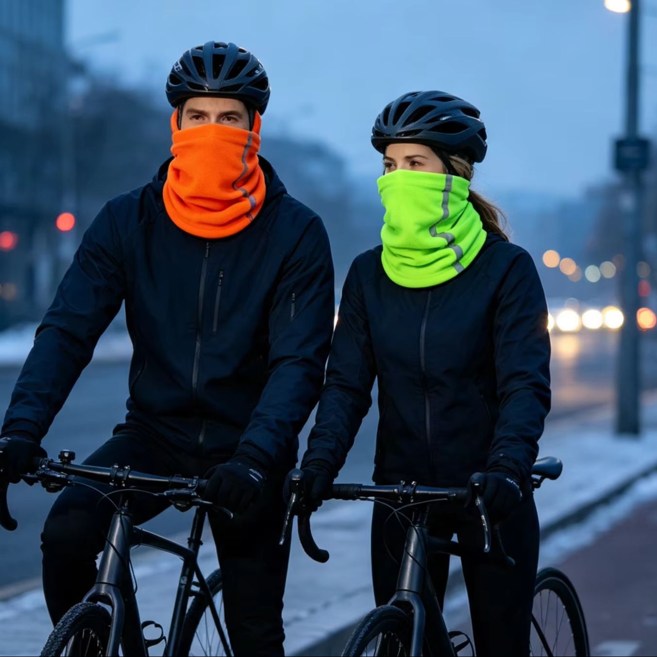 Neck Gaiter Fleece - Polarowy ocieplacz na szyję widoczność odblaskowy