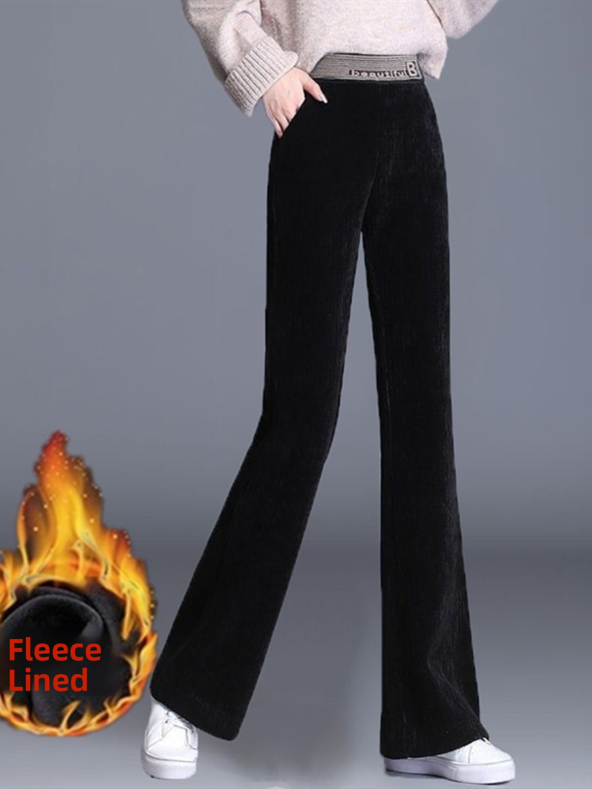 Grube spodnie z szerokimi noga – Corduroy Pant Warm recenzja i cena