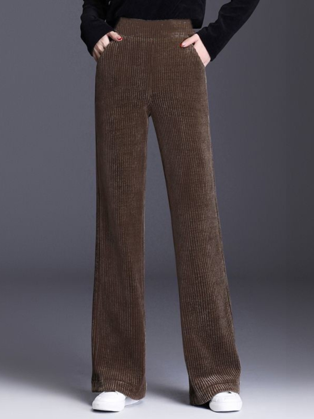 Grube spodnie z szerokimi noga – Corduroy Pant Warm recenzja i cena