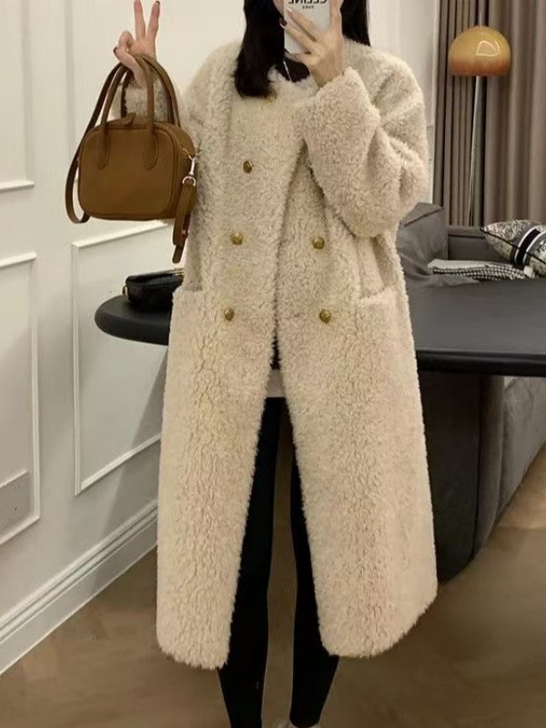 Kurtka z futra jagnięcego w ro – Wool Coat Peacoat recenzja i cena