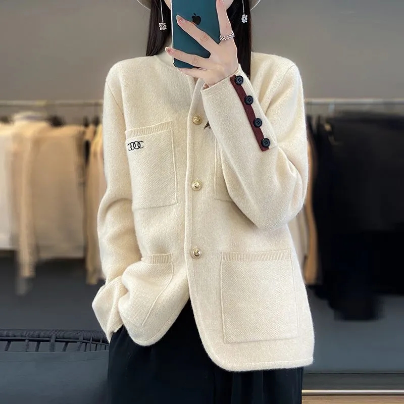 Nowy sweter rozpinany na jesie – Wool Coat Peacoat recenzja i cena