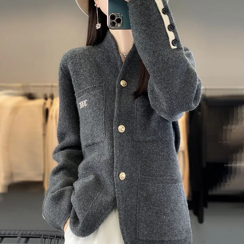 Nowy sweter rozpinany na jesie – Wool Coat Peacoat recenzja i cena