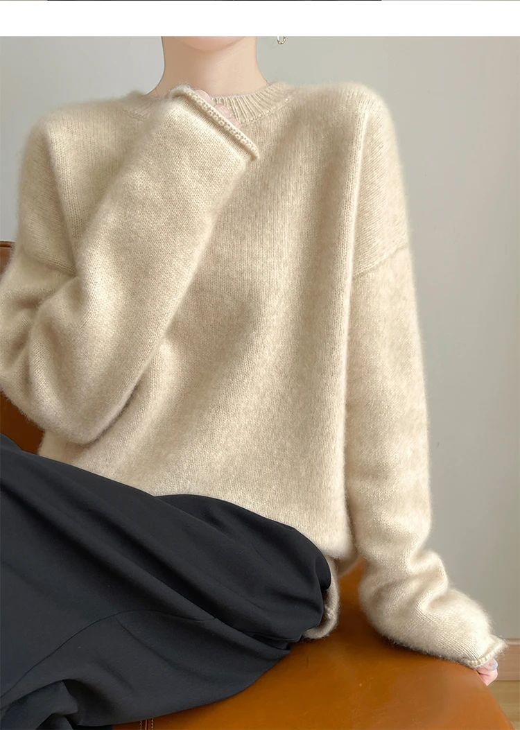 Damski sweter z kaszmiru w duż – Wool Coat Peacoat recenzja i cena