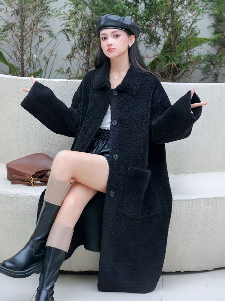 Damska kurtka z długim futerki – Wool Coat Peacoat recenzja i cena
